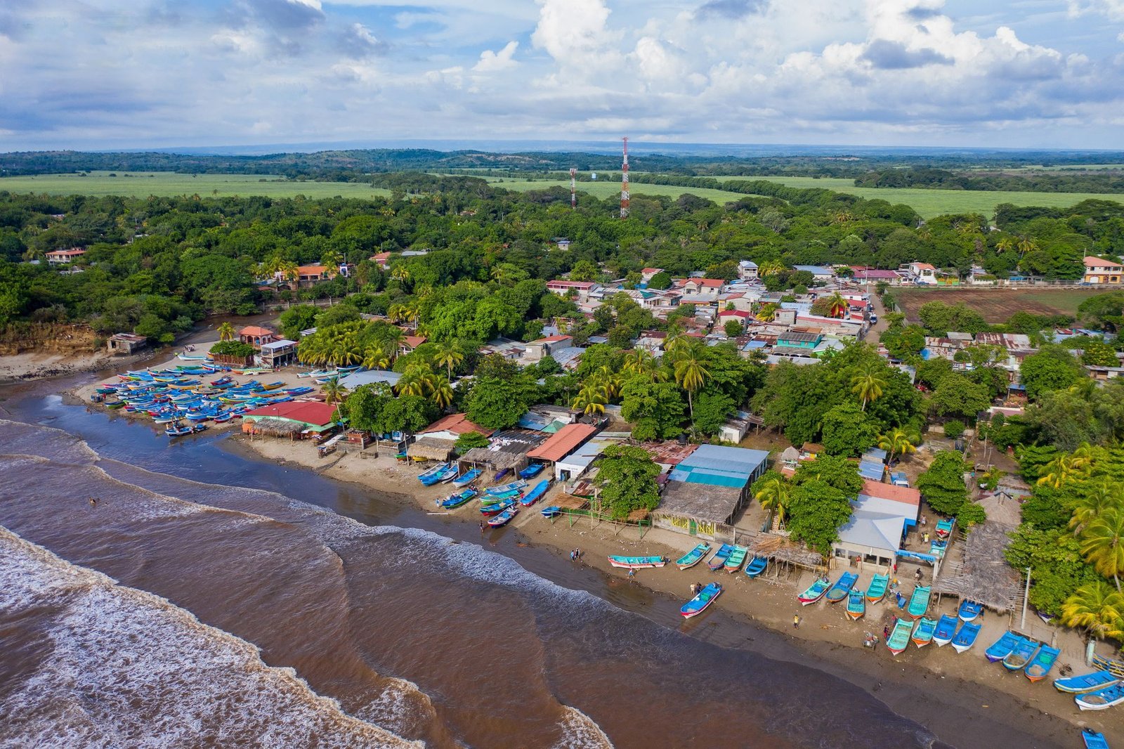 Coastal town in Nicaragua